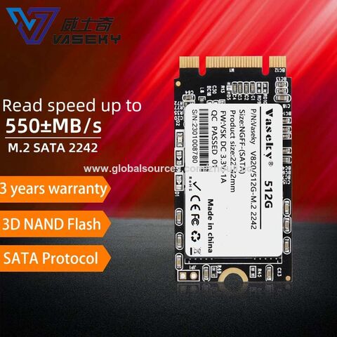 Disque SSD 2,5 pouces MSATA M.2 256Go 500Go 1To Interne Solid