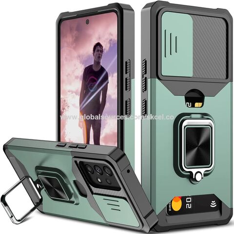  Funda compatible con iPhone 13 Pro Max con cubierta deslizante  para cámara, parte trasera de policarbonato duro y funda protectora de  cámara suave contra golpes, funda protectora de cuerpo completo  antiarañazos