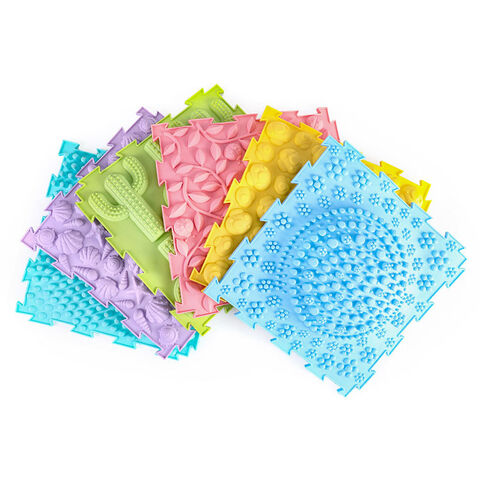 Rainbow Sensory Mat Foot Massage Game Mats Kids Orthopedic Massage 