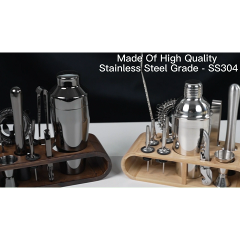 Cocktail Shaker Set Stainless Steel Bartender Kit - China
