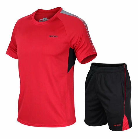 Ropa deportiva para hombre, Ropa para correr, secado rápido, tamaño grande  de los hombres de la aptitud del gimnasio, traje de chándal de los hombres  : : Moda