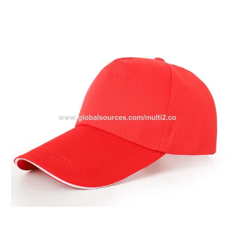 Casquettes de baseball en sergé de coton à la mode et bon marché en gros avec logo personnalisé