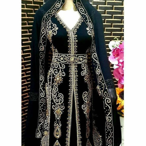 New Dubai Kaftan Caftan Abaya Muslim Arabic Kaftan Islamic Clothing ...