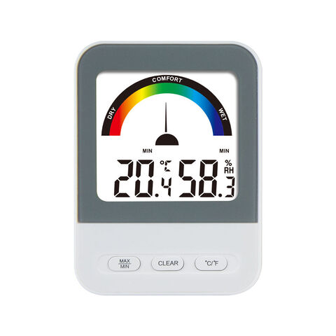 Digital Indoor Temperature And Humidity Gauge Monitor Indicator Room ...