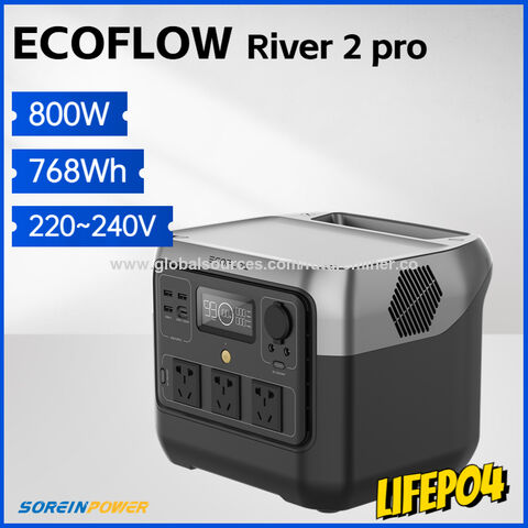 Buy Wholesale China Portable Power Station 768wh, Power Multiple Devices,  Recharge 0-80% Within 1 Hour, For Camping For Ecoflow River 2 Pro &  Portable Power Station at USD 299