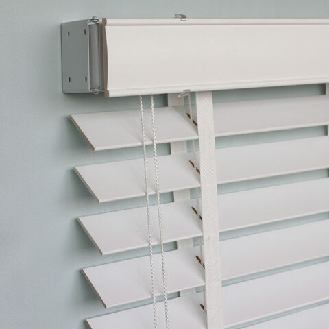 mainstays products China factory direct sale vinyl basswood wooden venetian venetian blinds ready made timber shutter shades for sale at factory direct price