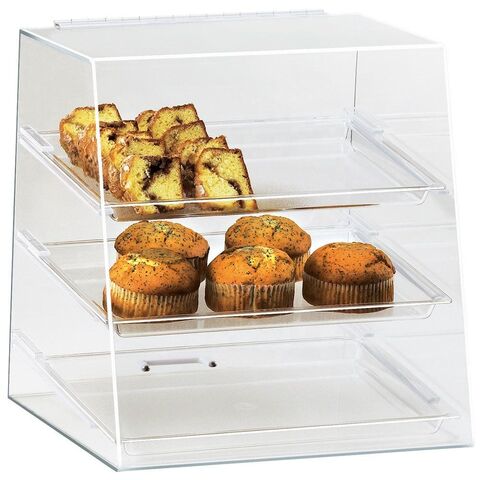 New Product Clear 4 Tiers Acrylic Sneeze Guard Bread Cake Display Racks ...