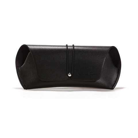 Buy Wholesale China A Black Clamshell Glasses Case, Leather Material ...