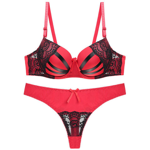 Factory Direct High Quality China Wholesale Women's Sexy Bra Set Ladies  Lace Underwire Push-up Lingerie $3.5 from Shanghai Jspeed Garment Co., Ltd.
