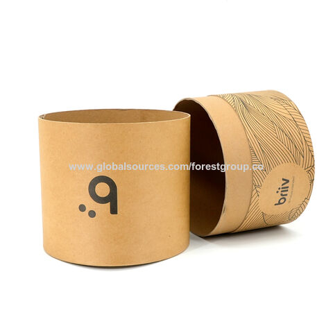 Wholesale customized printed paper tube box environmental protection kraft  board cosmetics tea food printed paper tube