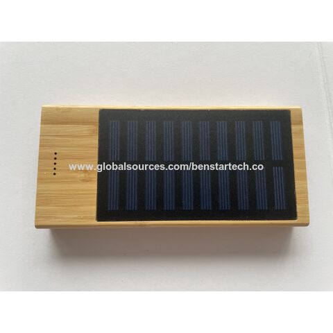 Buy Wholesale China Wholesale Oem Bamboo Solar Power Bank 10000mah 20000mah  Solar Station Portable With Solar Led Light Wood Solar Charging Power Bank  & Solar Powerbank at USD 7.69