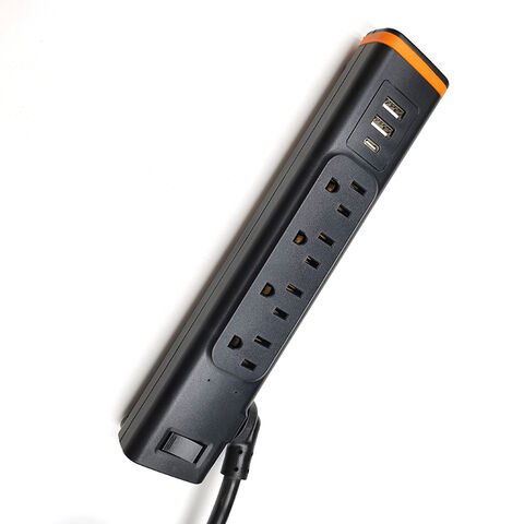 Buy Wholesale China 4 Outlets Electric Bord Socket Multiple Portable Power Surge Protector With Usb Type C & Extension Socket at USD 8.33 | Global Sources