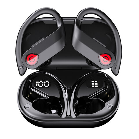 Bluetooth Headphones, Wireless Earphones Bluetooth 5.3 HD Bass Stereo,Noise  Cancelling in-Ear Earbuds IP67 Waterproof Sports Earhooks Headsets 24 Hrs