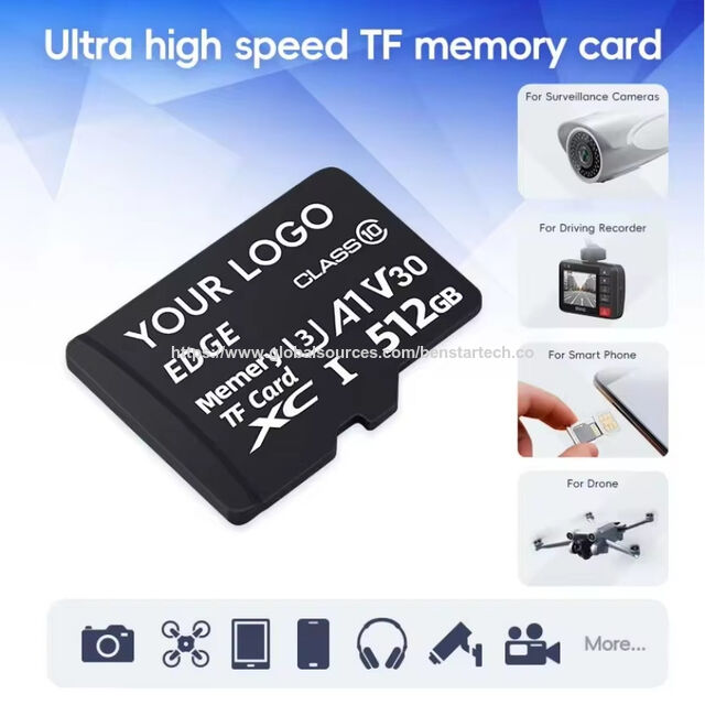 Manufacturers Wholesale High-speed Waterproof Tf Card Memory Card 8gb16GB 32gb 64gb 128gb Camera Customizable logo TF Memory Cards