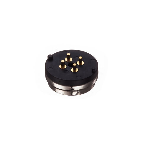 Kundenspezifischer runder Magnetsteckverbinder 4 Pins für Strom- und Datenübertragung Hochstrom-Pogo-Pin for sale at factory direct price