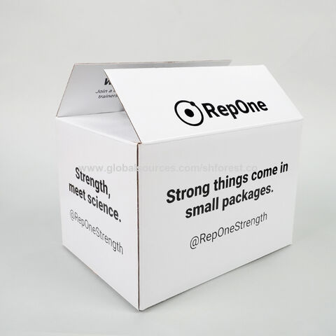 Caja de cartón con logotipo personalizado para ropa, envío grande, color  negro, blanco, barato, reciclado, venta al por mayor