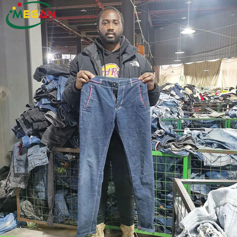 Megan Verified Suppliers Long Pants Bales Used Clothes Jeans Trousers For  Men And Women - Explore China Wholesale Used Jeans Trousers For Men And  Women and Bales Used Clothes Long Pants, Megan