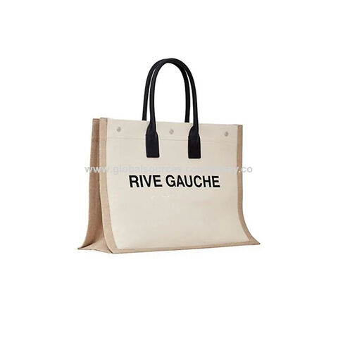 Buy Wholesale China Latest Laurent Rive Gauche Canvas Designer Tote Bag For  Women & Tote Bag For Women at USD 30