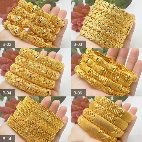 24K 995 Pure Gold Red Stone Bangle Bracelet For Women - 1-GBR-V00643 in  31.240 Grams