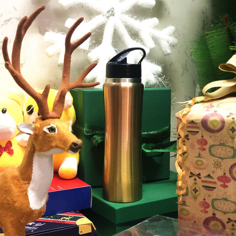 China Antler children's thermos cup stainless steel with straw