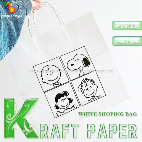 Fabricante de Papel Kraft Blanco de 150 g/m² para Bolsas de Compra y Regalo al por mayor for sale at factory direct price