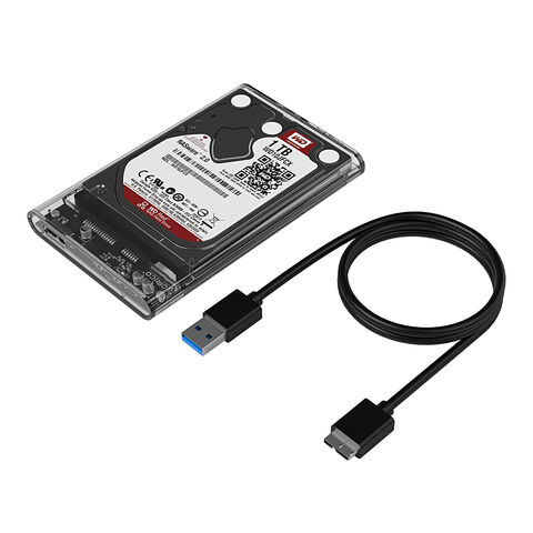 Boitier Externe 2.5 HDD USB 3.0 - Transparent