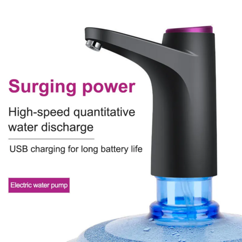 Smart Table Water Dispenser Automatic Water Bottle Pump With Base Electric  Barreled Water Pump USB Charging