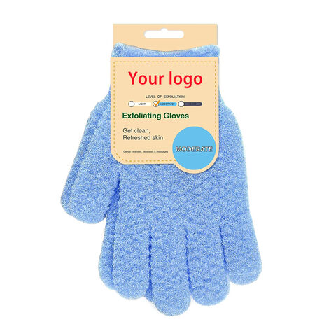 Exfoliating Glove Exfoliating Mitt Exfoliating Body Scrubber Best Dead Skin  Remover for Body Exfoliator Glove - Deep Exfoliating Gloves for Bath