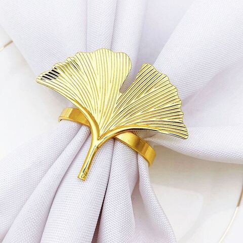 Buy Wholesale China Gold And Silver Leaf Napkin Ring Mat Towel Ring Towel  Buckle Pearl Napkin Ring Wholesale - & Beaded Napkin Rings at USD 0.68 |  Global Sources