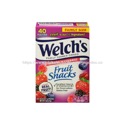Vente chaude Gushers Collations aux fruits aromatisées aux fruits, Éclaboussure de fraise et Tropical, 12 unités rouleaux de fruits / Rouleaux de fruits aux saveurs de framboise bleue