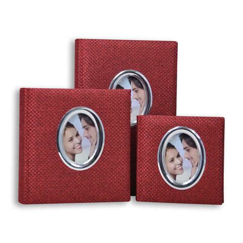 2 x Photo Album Memo Slip in Case Photo Album for 300 x 4 x 6 Inch/ 10x15  cm Photos (Purple)