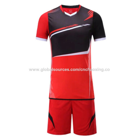 Source Football uniform set wholesale custom soccer jersey set fully  sublimation soccerkit with custom …