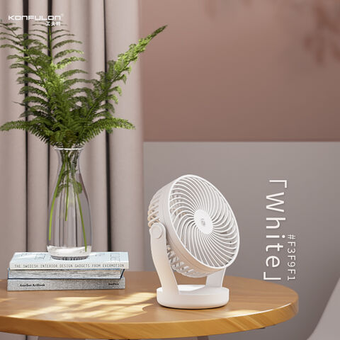 Oscillating Fan Foldaway With Remote Control, 7200mAh Rechargeable Bat – UN UNITEDTIME