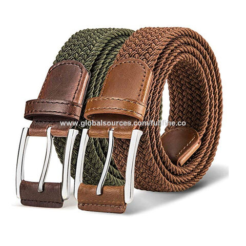 Buy Wholesale China Braided Belt Stretch Belt For Men And Women  Multicolored Woven Golf Belt Elastic Jean Belts & Belt at USD 1.25