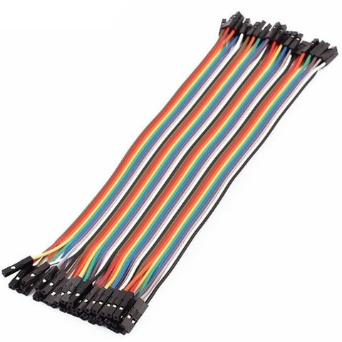 Cables planos multicolores hembra a hembra con conectores de carcasa, cable UL, terminales, fábrica ISO9001 for sale at factory direct price
