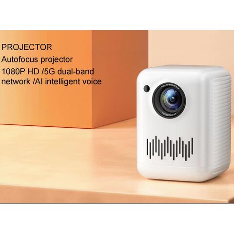 Mini projecteur portable avec écran de projection 100, 6500