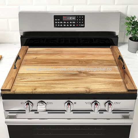 Buy Wholesale China Wood Stove Top Cover Noodle Board Electric Gas Stove  Cover Farmhouse Noodle Board For Kitchen Decor Rustic Cooktop Oven Cover &  Wooden Tray at USD 9.8