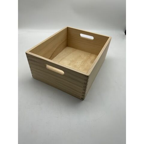 Unfinished Wooden Box Solid Wooden Box Craft Storage Organizer Box Wooden  Crates For Storage Home Decor - Buy China Wholesale Wooden Furniture Wood  Box Wooden Pallet Wood Crate $4.2