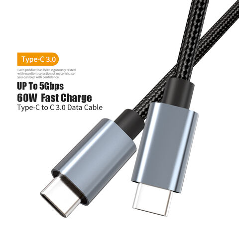 Achetez en gros Nouveau Câble De Charge 2m 60w Usb C Mâle à Mâle