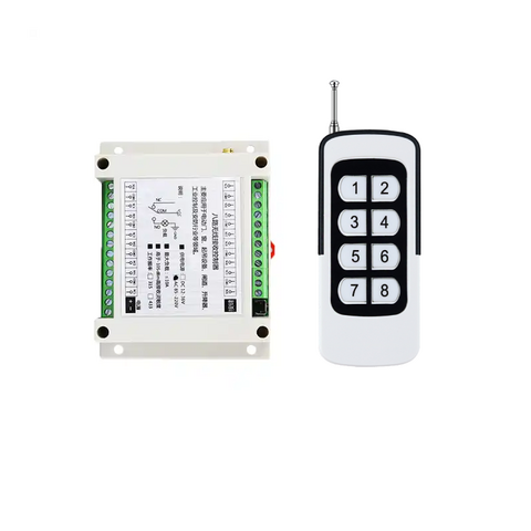 Buy Wholesale China Rf Remote Control Switch Ac 85v-265v 8 Ch Fsk Universal  Garage Motor Smart Home Irrigation Rf Remote Controller Switch Set & Remote  Control Switch at USD 19.99