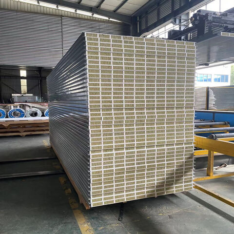 Buy Wholesale China Mgo Rock Wool Sandwich Wall Panel Thermal