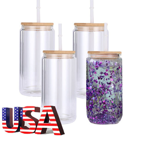 sweet grain Snow Globe Sublimation Glass Tumblers(4Pack) - 16oz Pre-Drilled  Double Wall Sublimation …See more sweet grain Snow Globe Sublimation Glass