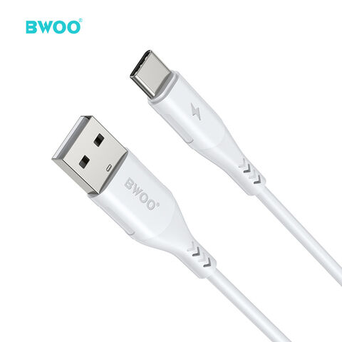 BWOO wholesale mobile data charging cable PVC fast charging type-c usb cable for android phone for sale at factory direct price