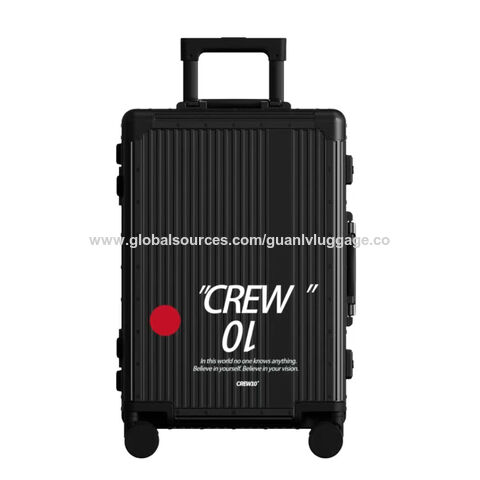 Custom Logo Print Aluminum Alloy Magnesium Luggage Hard Shell Carry ons Alu Luggage Suitcase Fashion Maletas De Koffer La Valise Buy China Wholesale Luggage 117 Globalsources