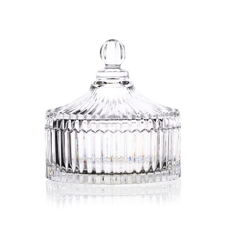 Buy Wholesale China Crystal Glass Spice Jar Seasoning Box Condiment Pot ...