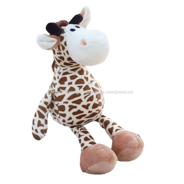 Mainan Boneka Mewah Realistis untuk Edukasi Dini Anak - Kuda Nil, Zebra, Jerapah, Beruang, Monyet, Rubah, Mainan Boneka Gajah for sale at factory direct price