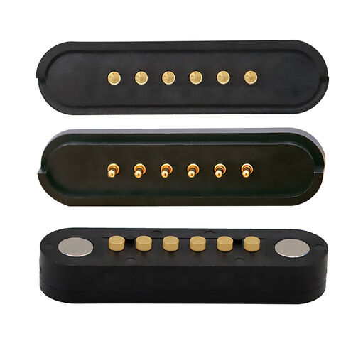 Kundenspezifischer OEM Magnetsteckverbinder 6 Pins für Strom- und Datenübertragung Hochstrom Pogo Pin Stecker for sale at factory direct price