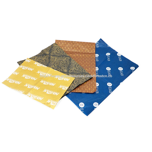 Papel de seda de lujo con logo personalizado para regalo y embalaje, papel de envío impreso, ecológico y reutilizable al por mayor for sale at factory direct price