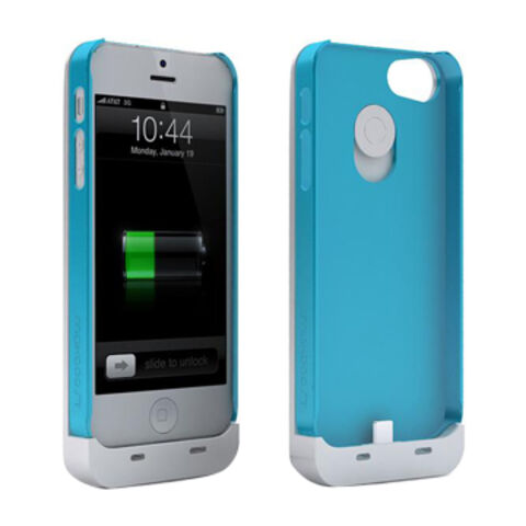 Batería externa azul de 4000 mAh con funda para iPhone 11 Pro