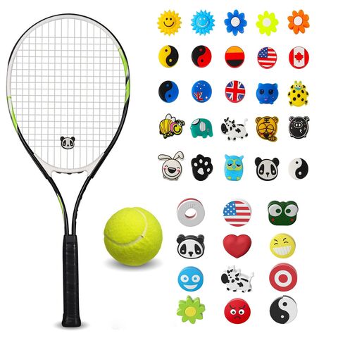 Ammortizzatore Per Racchetta Tennis In Silicone – 6 Pezzi, Design Faccina Sorridente, Antivibrazione, Per Principianti E Professionisti, Regalo Originale